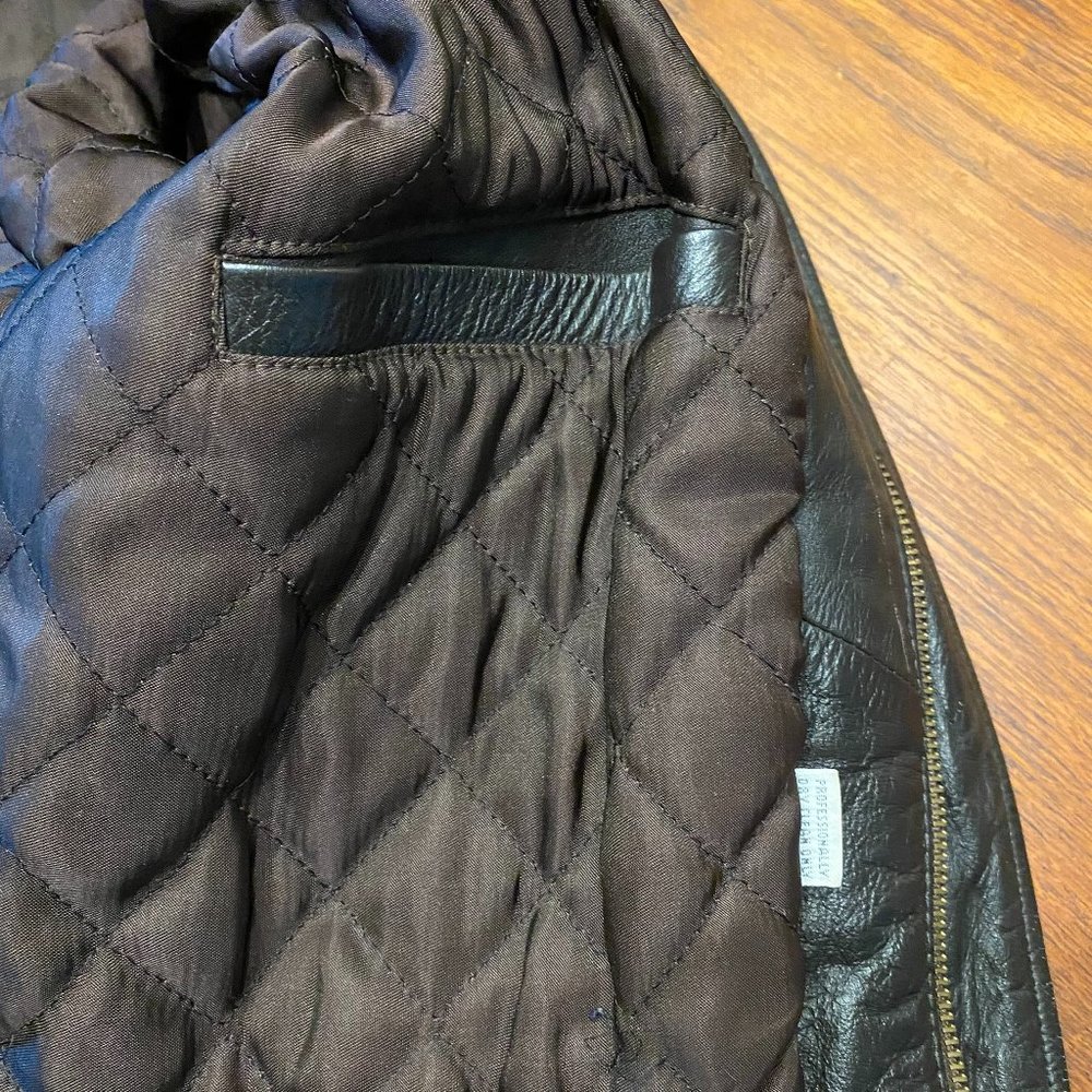 Genuine Flight Jacket First Pullman Amex Leather - image 4